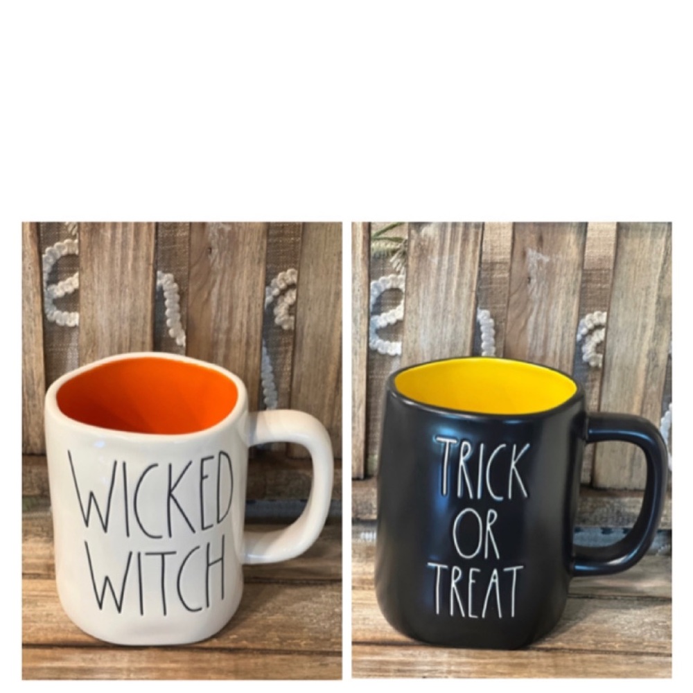 NEW Rae Dunn Wicked Witch + Rae Dunn Trick Or Treat Mug